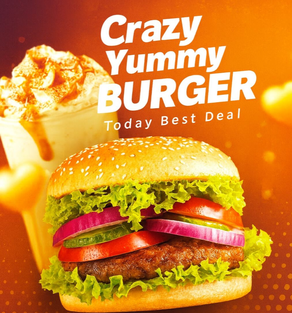 Burger Banner Design